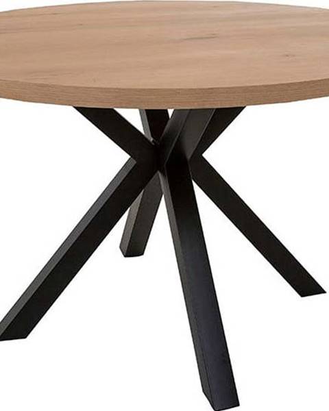 Canett Kulatý jídelní stůl s černýma nohama Canett Maison, ø 120 cm