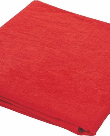 Červený lněný běhoun na stůl Villa d'Este, 35 x 180 cm