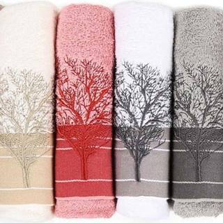 Sada 6 ručníků z bavlny Asorti, 50 x 90 cm
