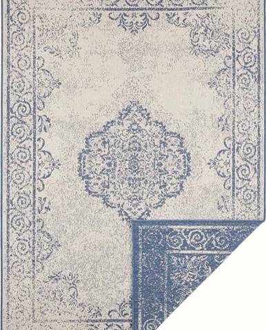 Modro-krémový venkovní koberec NORTHRUGS Cebu, 200 x 290 cm