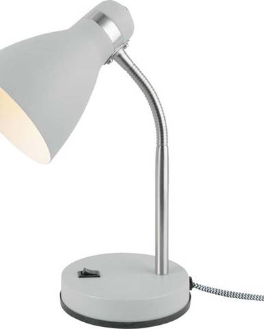 Bílá stolní lampa Leitmotiv Study, výška 30 cm