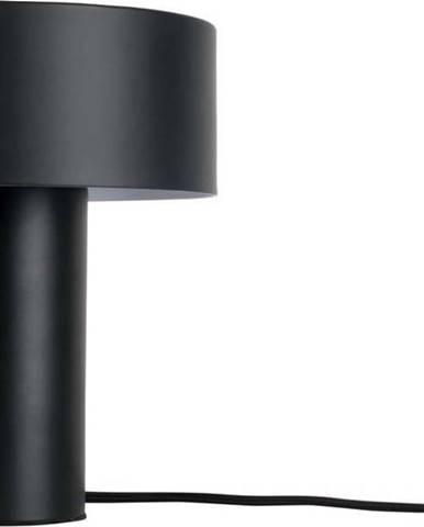 Černá stolní lampa Leitmotiv Tubo, výška 23 cm