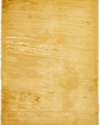 Žlutý koberec Think Rugs Teddy, 60 x 120 cm