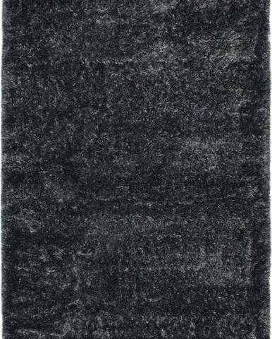 Antracitově šedý koberec Universal Aloe Liso, 120 x 170 cm