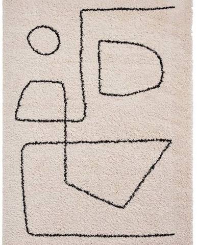 Černo-bílý koberec Think Rugs Boho, 160 x 220 cm