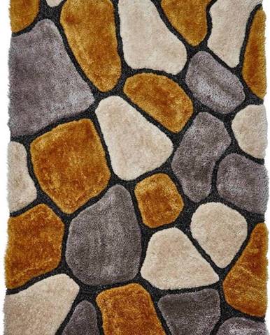 Šedo-žlutý koberec Think Rugs Noble House Rock, 120 x 170 cm