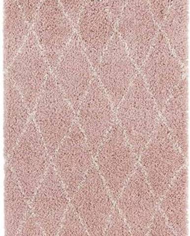 Růžový běhoun Mint Rugs Jade, 80 x 200 cm
