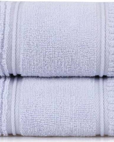 Sada 2 světle modrých bavlněných ručníků Hobby Daniela, 50 x 90 cm