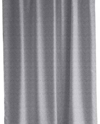 Světle šedý sprchový závěs Södahl Leo Geometric, 180 x 200 cm
