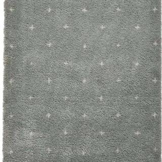 Mátově zelený koberec Think Rugs Boho Dots, 120 x 170 cm