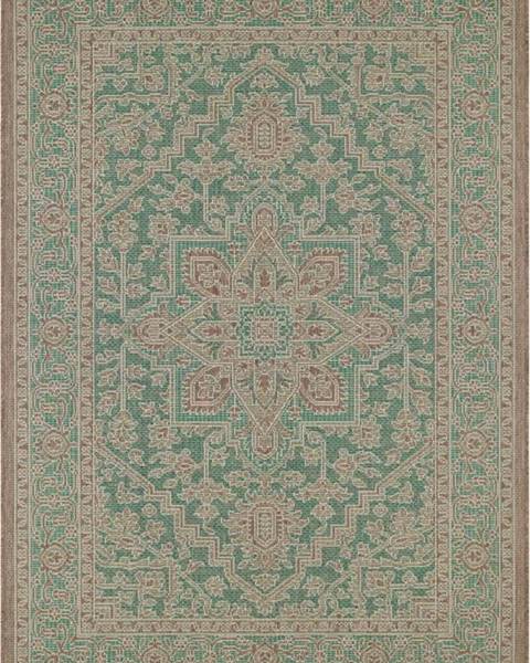NORTHRUGS Zeleno-béžový venkovní koberec NORTHRUGS Anjara, 200 x 290 cm