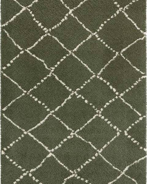 Mint Rugs Zelený koberec Mint Rugs Hash, 120 x 170 cm