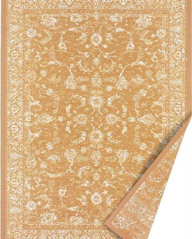 Hnědý oboustranný koberec Narma Sagadi, 140 x 200 cm