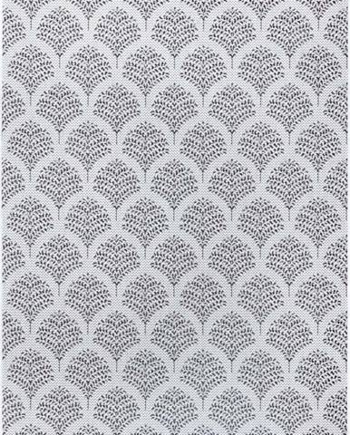 Černo-šedý venkovní koberec Ragami Moscow, 80 x 150 cm