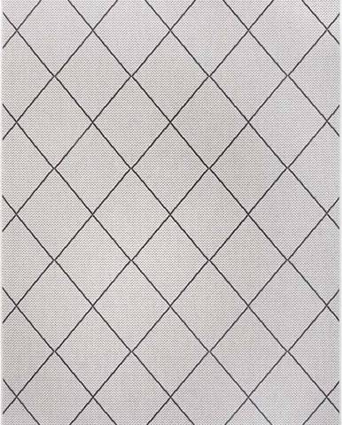Černo-šedý venkovní koberec Ragami London, 160 x 230 cm