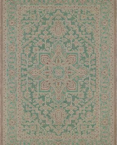 Zeleno-béžový venkovní koberec NORTHRUGS Anjara, 200 x 290 cm