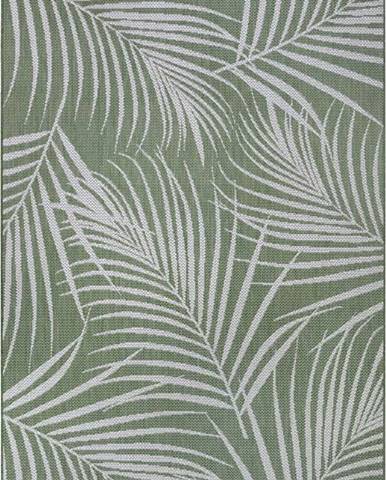 Zelený venkovní koberec Ragami Flora, 200 x 290 cm