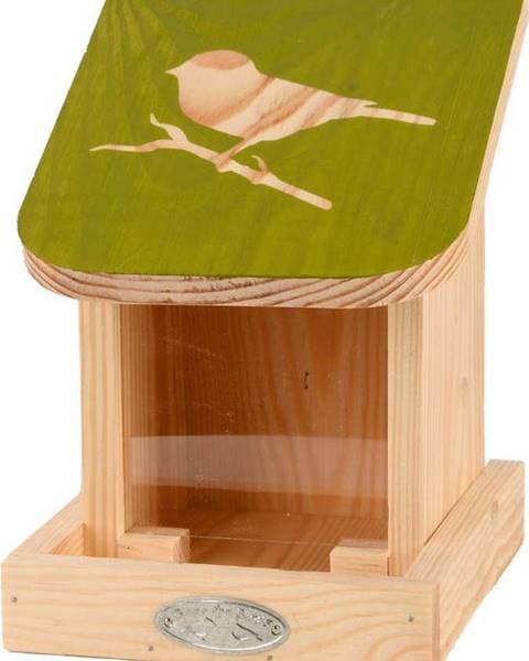 Esschert Design Krmítko pro ptáky z masivní borovice Esschert Design Diapozitiv, délka 17 cm