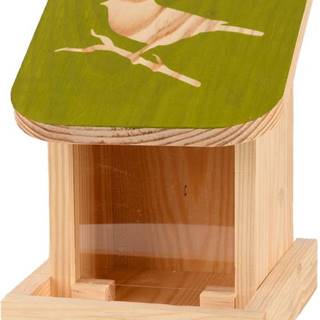 Krmítko pro ptáky z masivní borovice Esschert Design Diapozitiv, délka 17 cm
