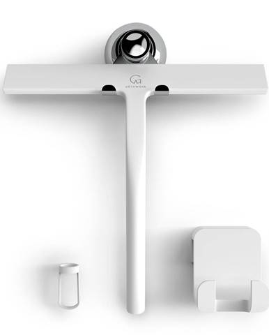Gütewerk by blumfeldt Blaze, stěrka na sprchu, 23 cm, silikonový potah, jádro z nerezové oceli, moderní design