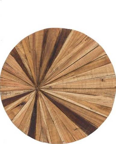 Dřevěná nástěnná dekorace WOOX LIVING Sun, ⌀ 70 cm