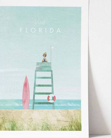 Plakát Travelposter Florida, A3