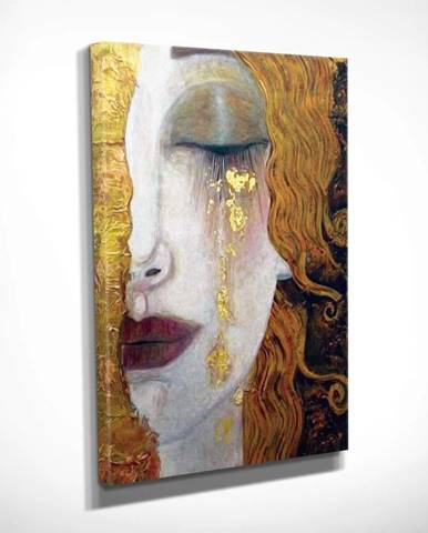 Nástěnná reprodukce na plátně Gustav Klimt Golden Tears, 30 x 40 cm