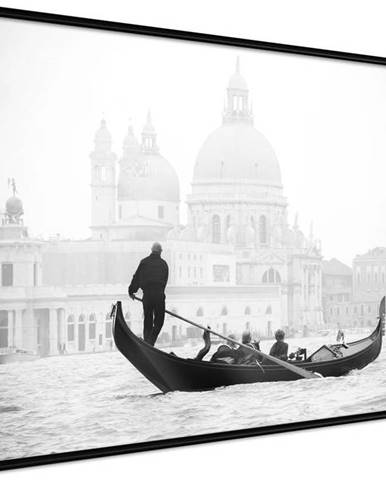 Plakát v rámu Artgeist Symbols of Venice, 90 x 60 cm