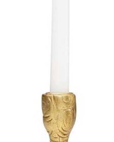 Svícen ve zlaté barvě Kare Design Claw, výška 18 cm