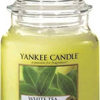 Vonná svíčka Yankee Candle White Tea, doba hoření 65 h