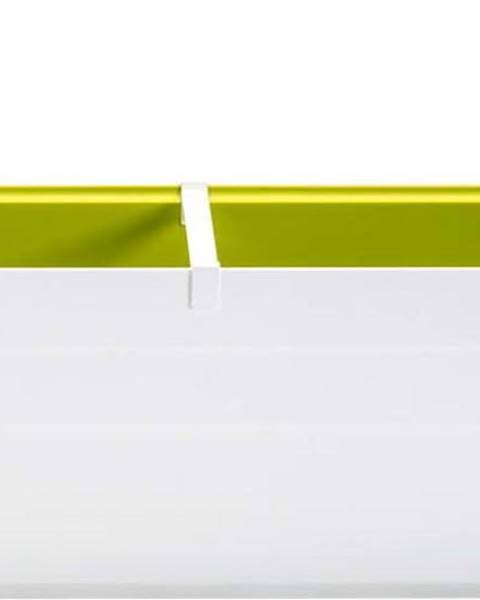 Plastia Bílo-zelený samozavlažovací truhlík Plastia Berberis , délka 59 cm