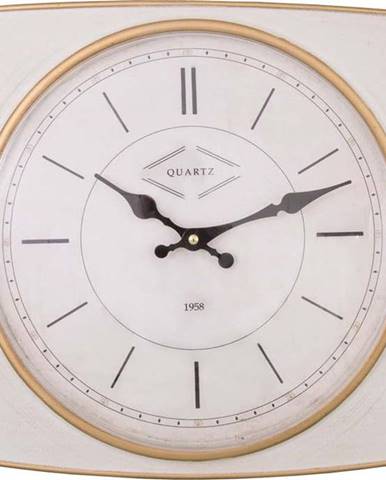 Bílé nástěnné hodiny Antic Line Vintage