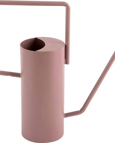 Světle růžová kovová konvička PT LIVING Grace, výška 29 cm