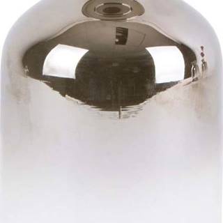 Skleněná malá váza PT LIVING Silver Tube, výška 10 cm