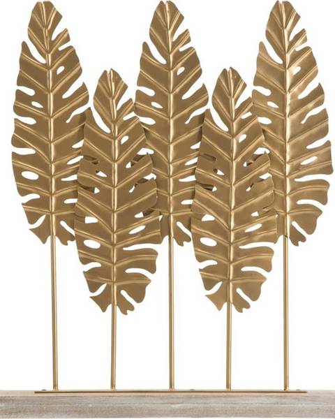 Mauro Ferretti Dekorativní soška ve zlaté barvě Mauro Ferretti Long Leaf