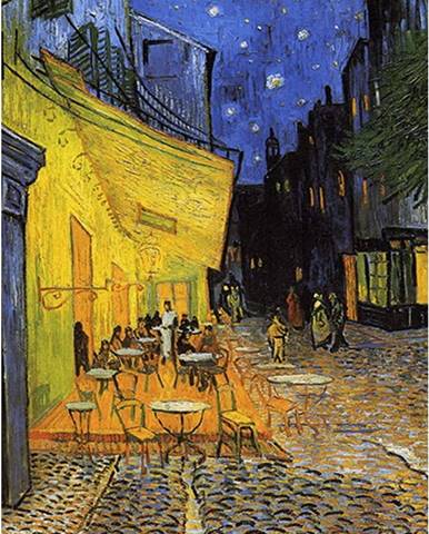 Reprodukce obrazu Vincenta van Gogha - Cafe Terrace, 60 x 45 cm