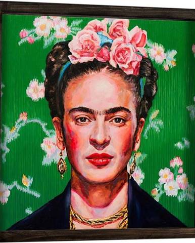 Nástěnný obraz Frida Kahlo, 34 x 34 cm