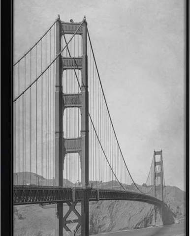 Plakát v rámu Artgeist Bridge in San Francisco II, 20 x 30 cm