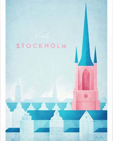 Plakát Travelposter Stockholm, A2