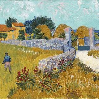 Reprodukce obrazu Vincenta van Gogha - Farmhouse in Provence, 40 x 30 cm