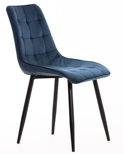 Židle Moli Tmavě modrá/ Noha Černá
