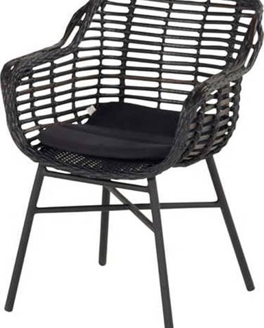 Černá zahradní židle Hartman Cecilia