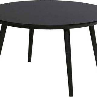 Černý zahradní stůl Hartman Sophie, ø 128 cm