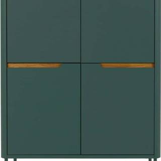 Zelená komoda Tenzo Switch, 90 x 128 cm