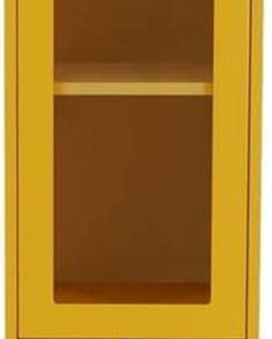 Žlutá vitrína Tenzo Uno, šířka 40 cm