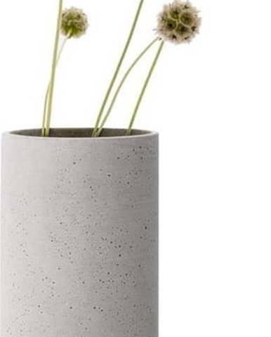 Světle šedá váza Blomus Bouquet, výška 24 cm
