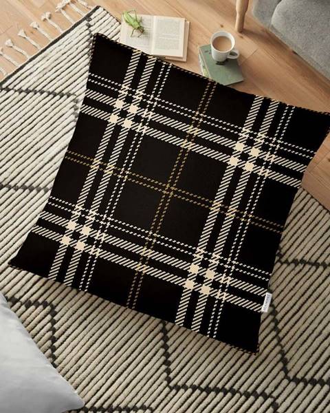 Povlak na polštář s příměsí bavlny Minimalist Cushion Covers Squares, 70 x 70 cm