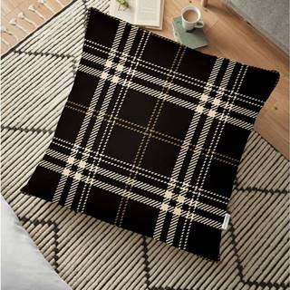 Povlak na polštář s příměsí bavlny Minimalist Cushion Covers Squares, 70 x 70 cm