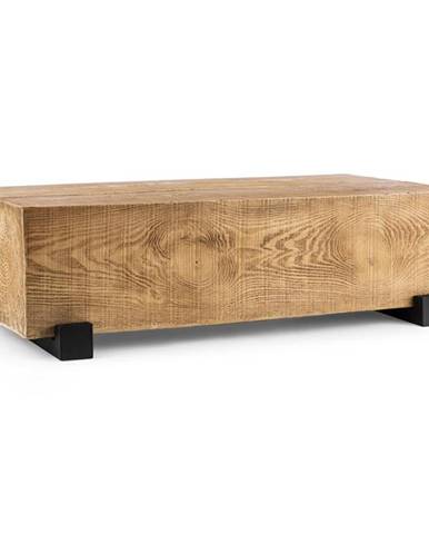 Blumfeldt Port BlockhoLounge, hranolový stůl, zahradní stůl, Timber-Table, 120 x 30 x 60 cm