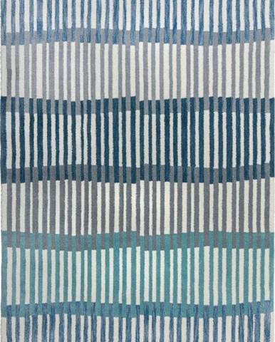 Modrý koberec Flair Rugs Linear Stripe, 160 x 230 cm